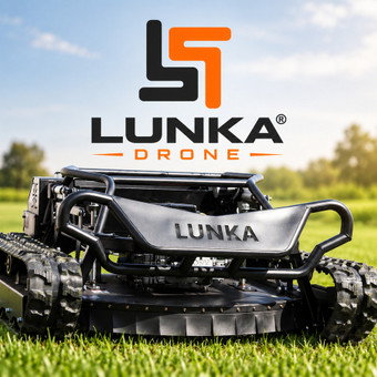 Žolės pjovimas Vilnius LUNKA Drone nuotrauka 1