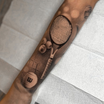 Juodai pilko realizmo tatuiruotės Kaunas Jaris Ink nuotrauka 2