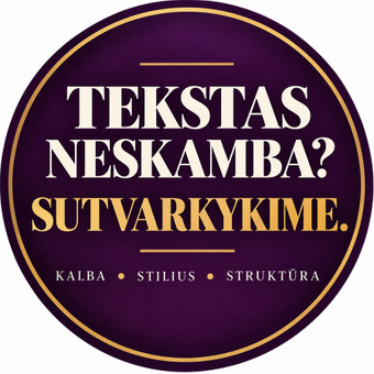 Teksto redagavimas Vilnius Laura nuotrauka 2
