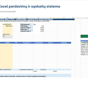 Microsoft Office Excel programavimas Vilnius Violeta Jachnovskaja nuotrauka 1