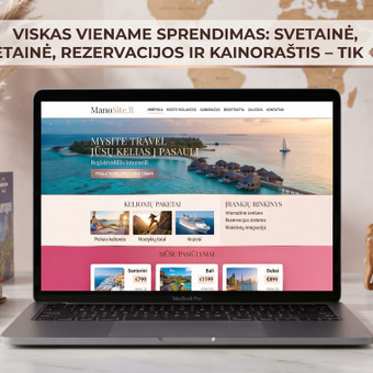 El. parduotuvių kūrimas Vilnius ManoSite nuotrauka 2