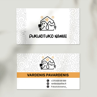 Vizitinių kortelių maketavimas Šiauliai Sandra Navickaitė nuotrauka 3