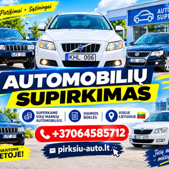 Daužtų automobilių supirkimas Vilnius MB MELGRETA nuotrauka 1