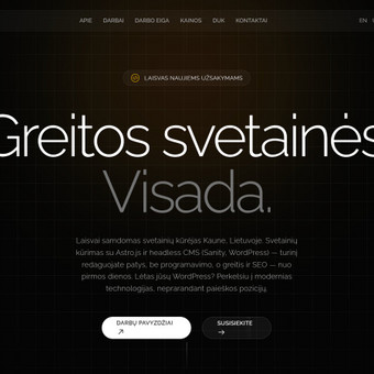 HTML/CSS kodavimas Kaunas MB "Šviesi galva" nuotrauka 4