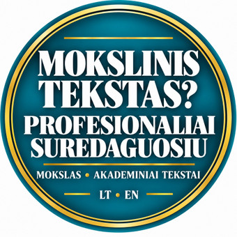 Mokslinių tekstų redagavimas Vilnius Laura nuotrauka 10