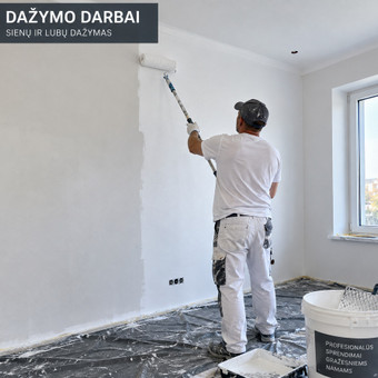 Sienų dažymas Vilnius Tomas nuotrauka 9
