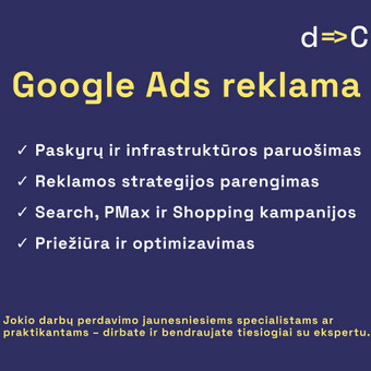 Google Ads reklama Molėtų rajonas d-c.pro nuotrauka 1