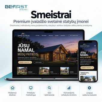 Puslapių ir APP kūrimas Kaunas Karolis Kazlauskas / BE FIRST Digital nuotrauka 5