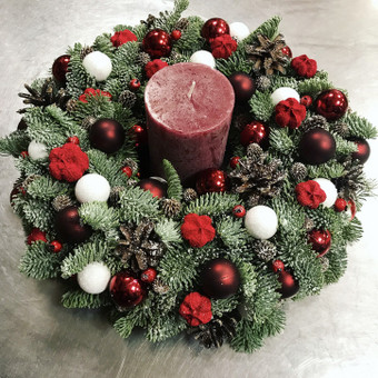 Kalėdiniai vainikai/kompozicijos Alytus FLORISTĖ • DEKO nuotrauka 7