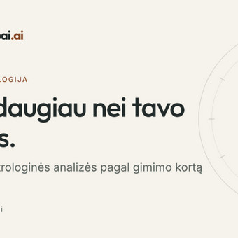 Astrologo konsultacija Kaunas Horoskopai AI nuotrauka 3