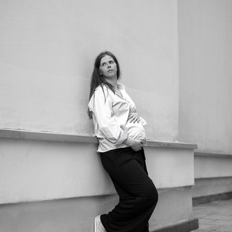 Nėščiosios fotosesija Vilnius Erika Mizikaitė nuotrauka 4