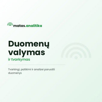 Duomenų valymas ir tvarkymas Kaunas Matas nuotrauka 11
