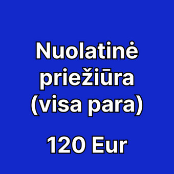 Nuolatinė priežiūra (visa para) Plungės rajonas Vida Daumantienė nuotrauka 5