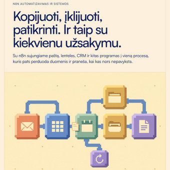 N8n automatizavimas ir sistemos Vilnius AI Merge Studio ltd nuotrauka 4