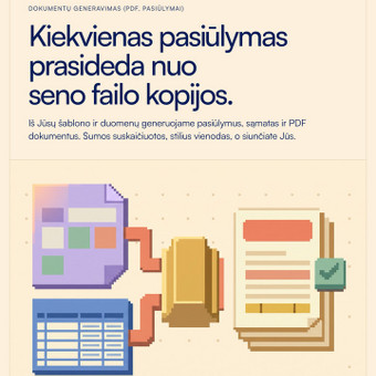 Dokumentų generavimas (PDF, pasiūlymai) Vilnius AI Merge Studio ltd nuotrauka 6
