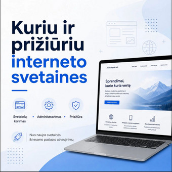 El. parduotuvių kūrimas Kaunas Laurynas Pociūnas nuotrauka 1