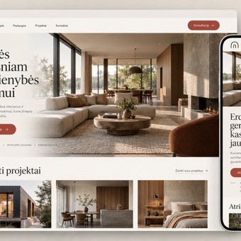 Svetainių dizainas (web design) Šiauliai Naglis Dielininkaitis nuotrauka 1