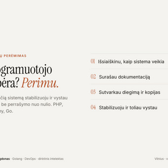 Programavimas su Laravel (PHP) Vilnius Vaidas Bagdonas nuotrauka 12