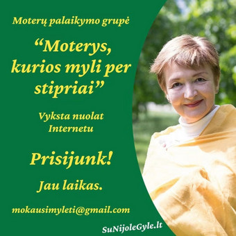 Grupiniai susitikimai Vilnius Nijolė Gylė nuotrauka 2