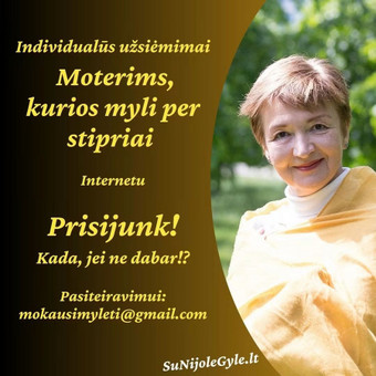 Psichologinė, emocinė pagalba Vilnius Nijolė Gylė nuotrauka 1