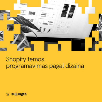 Shopify temos programavimas pagal dizainą Palanga Sujungta.lt nuotrauka 1