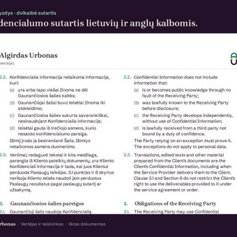 Vertimai anglų - lietuvių kalbomis Vilnius Algirdas Urbonas nuotrauka 14