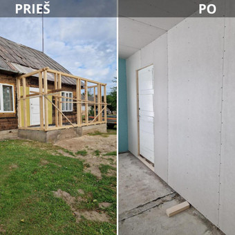 Gipso kartono montavimas Kaunas Eimantas Baužys nuotrauka 3