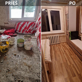 Laminato klojimas Kaunas Eimantas Baužys nuotrauka 1