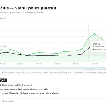 Vienas interaktyvus grafikas svetainei Vilnius Tomas | analytics.bi nuotrauka 3