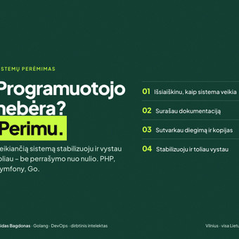 Programavimas su Laravel (PHP) Vilnius Vaidas Bagdonas nuotrauka 17