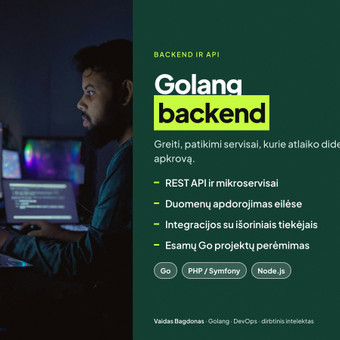 PHP programavimas Vilnius Vaidas Bagdonas nuotrauka 2