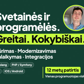 Svetainių kūrimas Vilnius Vaidas Bagdonas nuotrauka 9