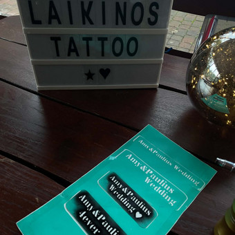 Laikinos tatuiruotės vestuvėse Klaipėda Black Swan kūno puošyba nuotrauka 6