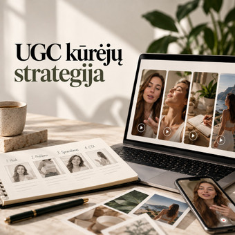 UGC kūrėjų strategija Kaunas Neringa | CraftMark Studio nuotrauka 6
