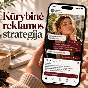 Kūrybinė reklamos strategija (creative strategy) Kaunas Neringa | CraftMark Studio nuotrauka 5