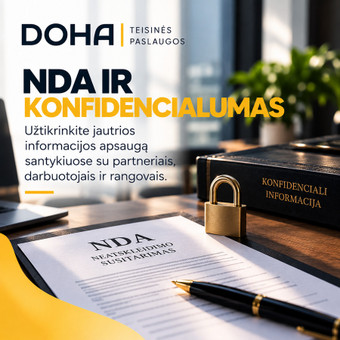 NDA ir konfidencialumo susitarimai Kaunas MB Doha nuotrauka 33