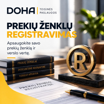 Prekių ženklų registravimas Kaunas MB Doha nuotrauka 22