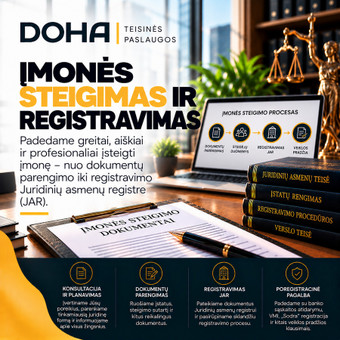 Įmonių steigimas (UAB, MB, VšĮ) Kaunas MB Doha nuotrauka 8