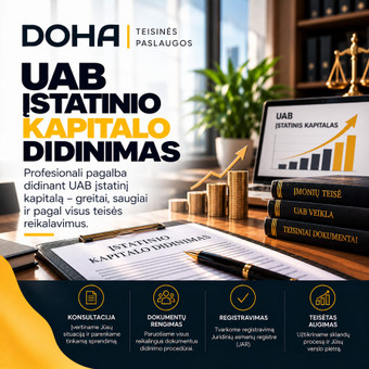 Juridinių asmenų duomenų keitimas Kaunas MB Doha nuotrauka 16