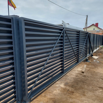 Kiemo vartai, gamyba Vilnius MB Welderis nuotrauka 6