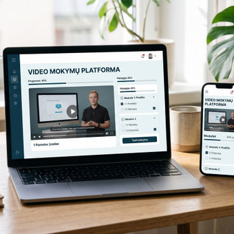 Mokymų ir kursų platformų kūrimas Vilnius Darius Pupšys nuotrauka 23