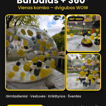 360° burbulas ir 360° platforma – dvigubai daugiau įspūdžių! Kaunas Erdvių magija nuotrauka 3