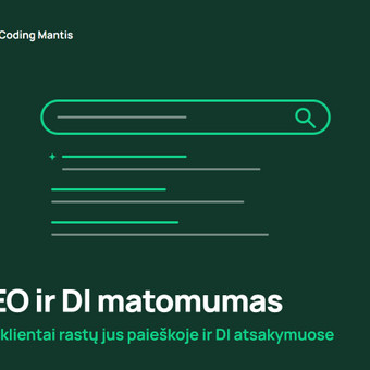 SEO ir DI matomumas Druskininkų sav. Coding mantis nuotrauka 11