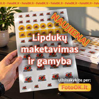 Lipdukų gamyba Vilnius M. D. nuotrauka 10