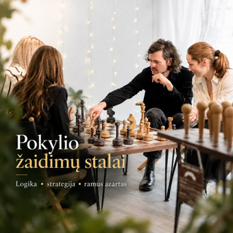 Pokylio žaidimų stalai įmonių renginiams Kaunas Margas miškas nuotrauka 4