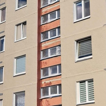 Dažymo darbai aukštyje Telšių rajonas Aukštuminiai sprendimai nuotrauka 2