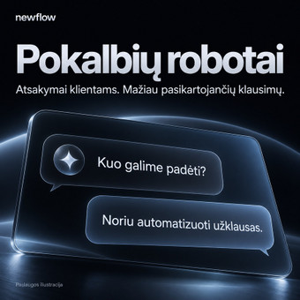 Pokalbių robotai (Chatbots) Vilnius newflow nuotrauka 1