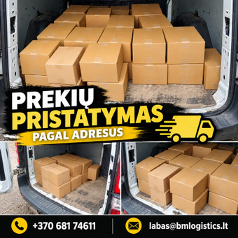 Smulkių krovinių pervežimas Lietuvoje Vilnius Bold Move Logistics, MB nuotrauka 2