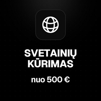 Svetainių kūrimas Kaunas Karolis Cibiras nuotrauka 5