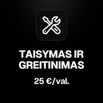 Svetainių taisymas ir greitinimas Kaunas Karolis Cibiras nuotrauka 15